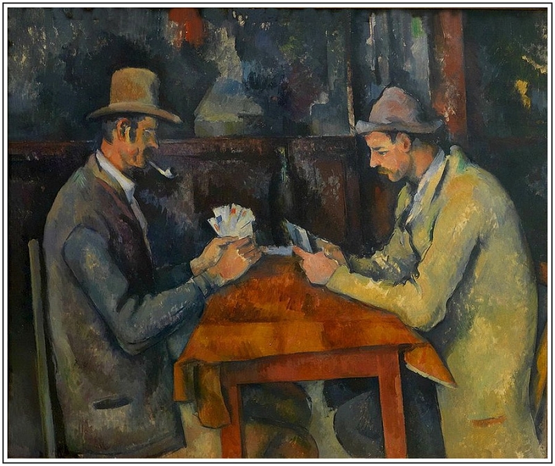3b-Vrais Les Joueurs De Cartes